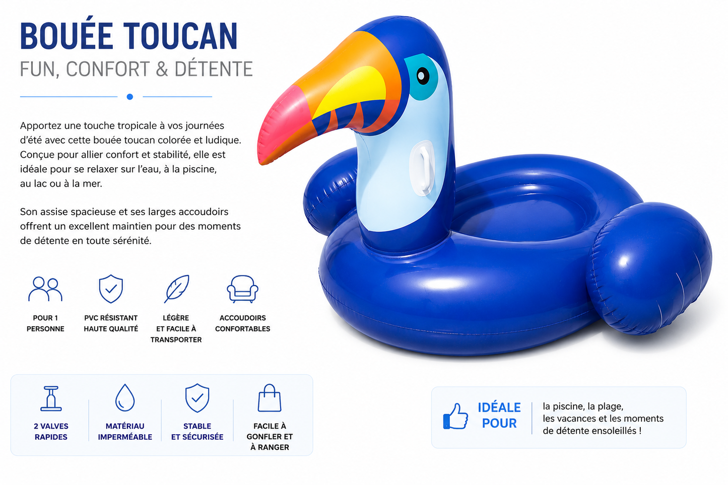 Le Toucan Majestueux Géant - Collection Tropicale